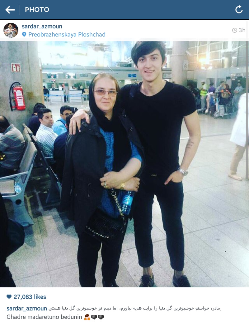 عکس/ سردار آزمون و مادرش عکس/ سردار آزمون و مادرش