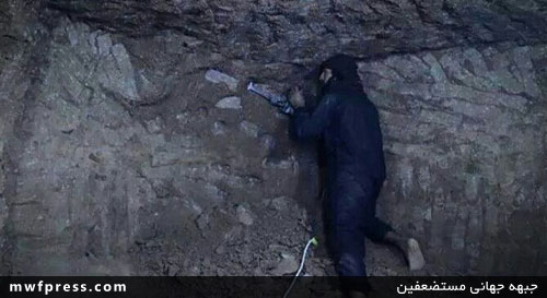 داعشی‌ها قبر خود را می‌کنند! +عکس
