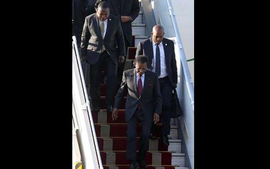 عکس / استقبال از رئیس جمهوری گینه عکس / استقبال از رئیس جمهوری گینه