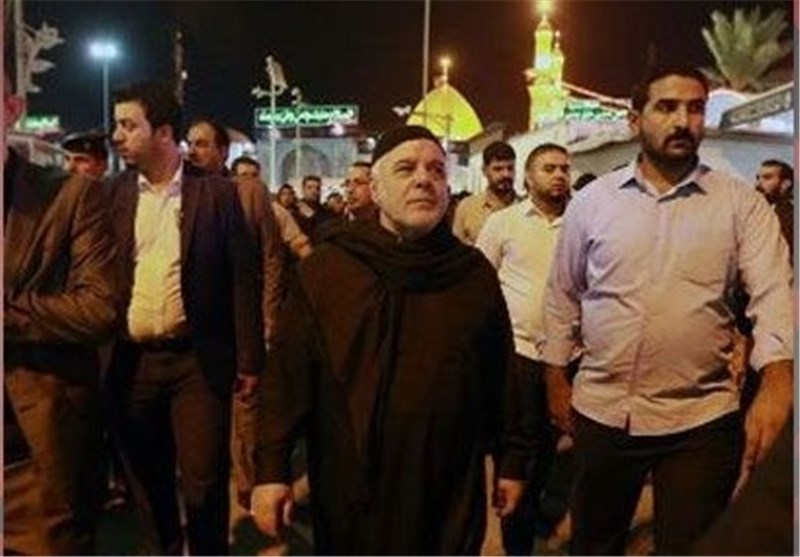 سفر نخست وزیر عراق به کربلا+عکس سفر نخست وزیر عراق به کربلا+عکس