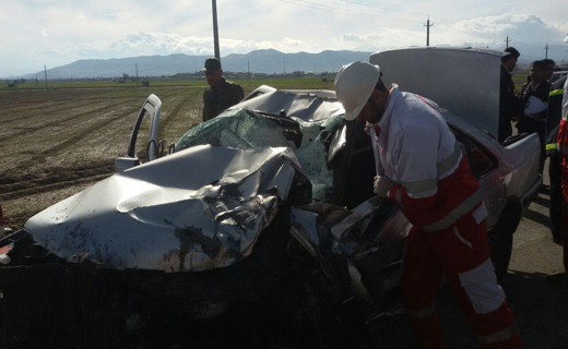 یک کشته در تصادف محور اسدآباد +تصاویر