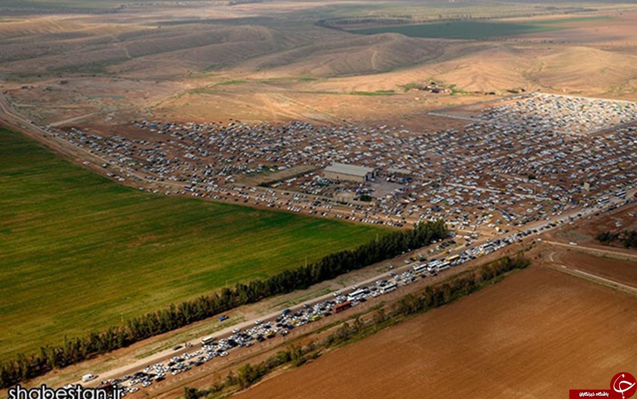 آخرین تصویر هوایی از مرز مهران