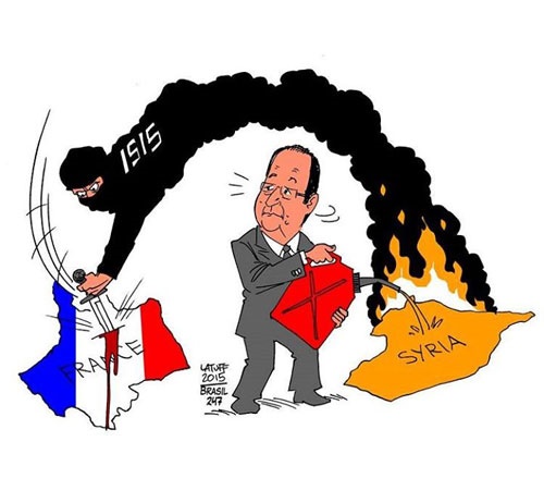 کاریکاتور/ پشت‌پرده حمله داعش به فرانسه!