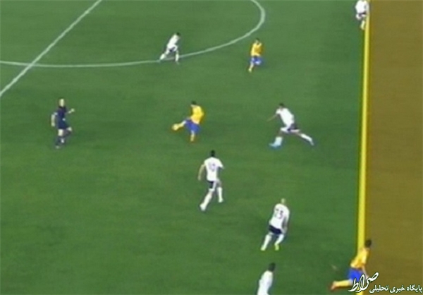 گل آفساید بارسلونا به روایت عکس