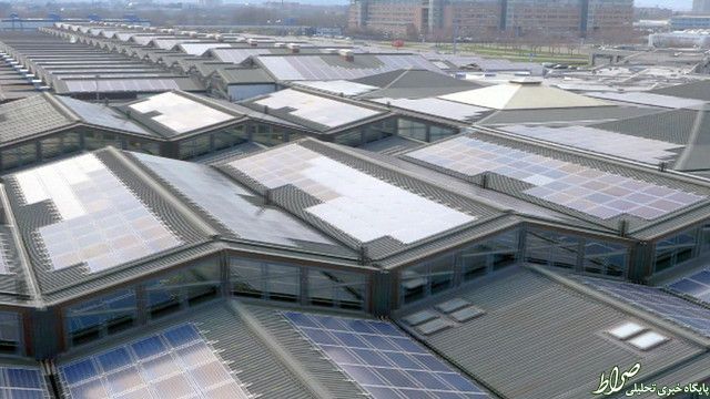 عکس/ بزرگترین بام خورشیدی جهان!