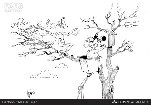 کاریکاتور/ طرح دولت برای خانه‌دارشدن مردم!