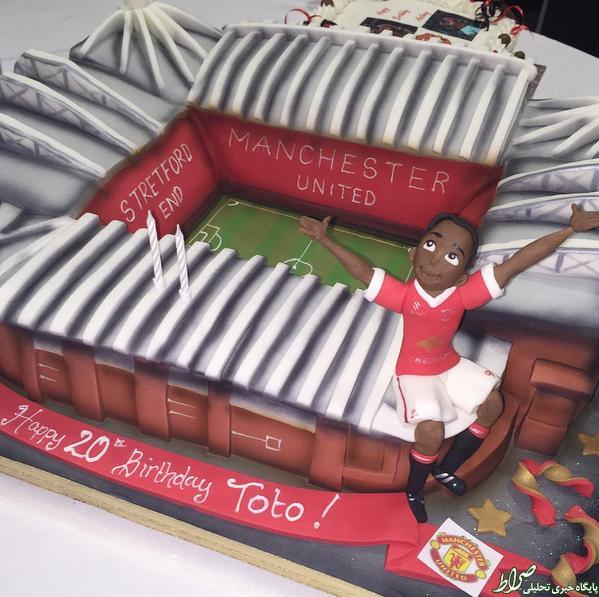 عکس/ کیک تولد ویژه برای مهاجم منچستر