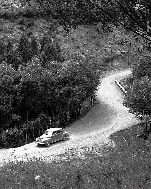 عکس/ جاده چالوس درسال ۱۳۲۰ عکس/ جاده چالوس درسال ۱۳۲۰
