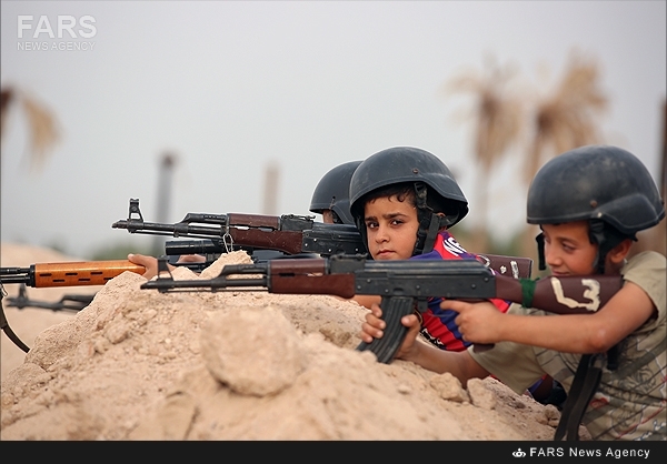 کودکان عراقی رزمنده +تصاویر