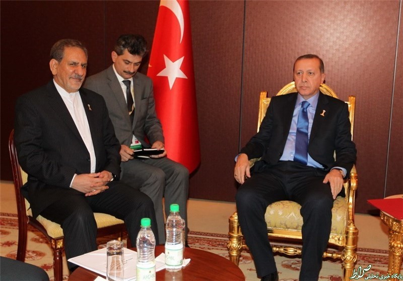 معاون اول روحانی با اردوغان دیدار کرد