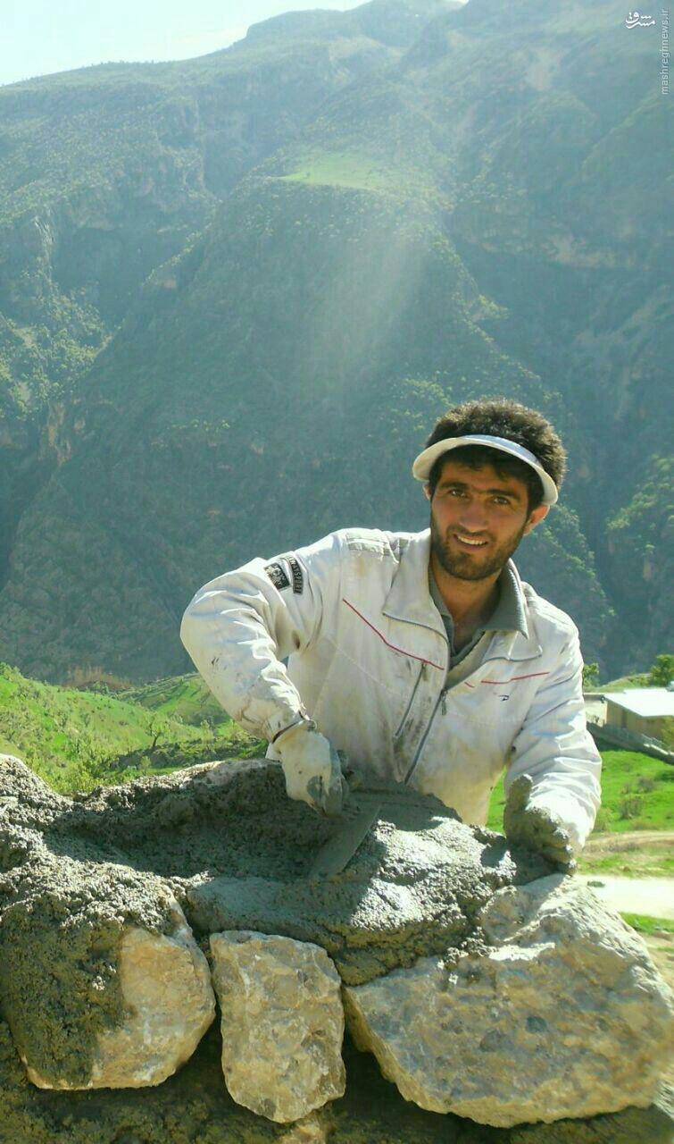 شهید مدافع حرم در اردوی جهادی+عکس شهید مدافع حرم در اردوی جهادی+عکس