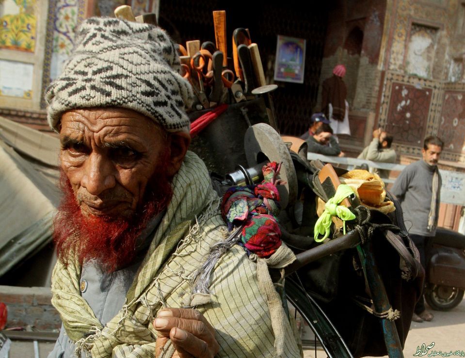 چاقو فروش دوره گرد در لاهور پاکستان