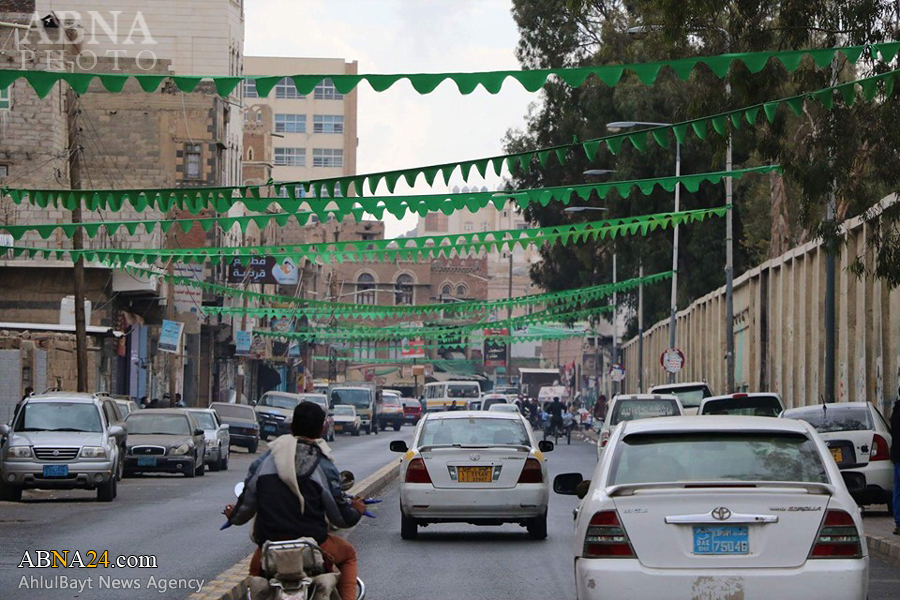 تصاویر/ پایتخت یمن درآستانه میلاد پیامبر(ص)