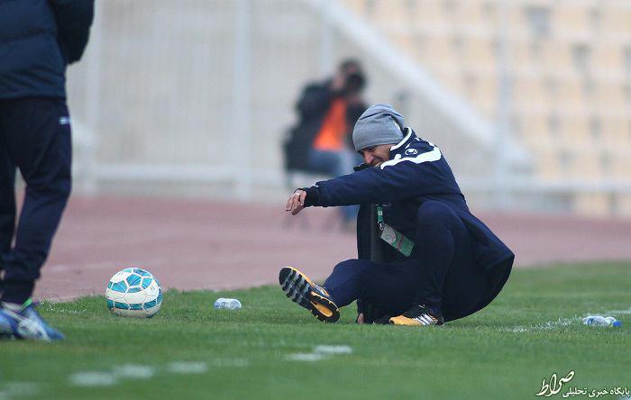 عکس/ زمین‌خوردن عجیب منصوریان!