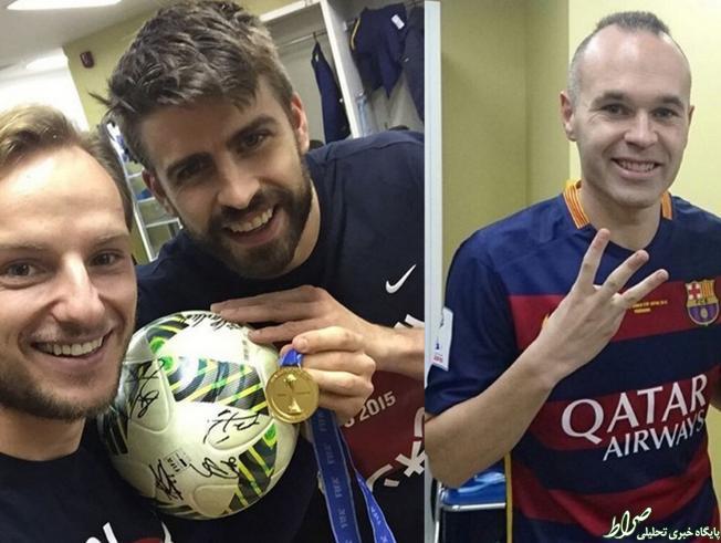 عکس/ واکنش بارسایی ها پس از قهرمانی