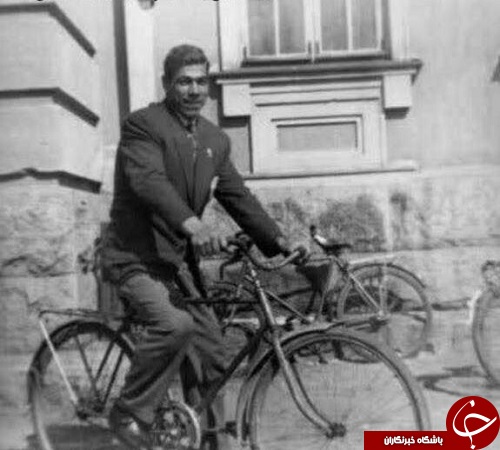 عکس/ تختی در حال دوچرخه سواری