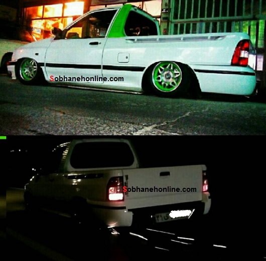 عکس/ خاص ترین پراید وانت در ایران