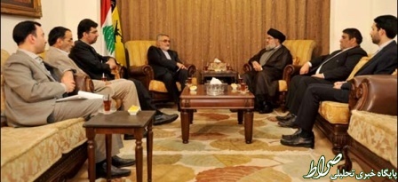 عکس/ مرحوم رکن‌آبادی در کنار نصرالله