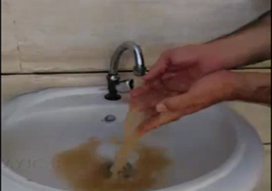 عکس/ کیفیت آب شرب یک روستا