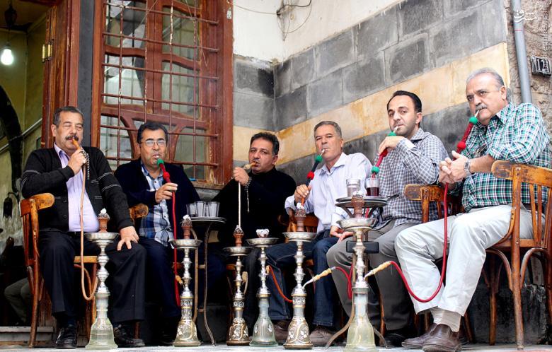 عکس/ قلیان کشی در دمشق