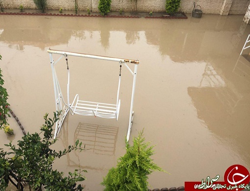 سیل هم‌اکنون منازل+ تصاویر
