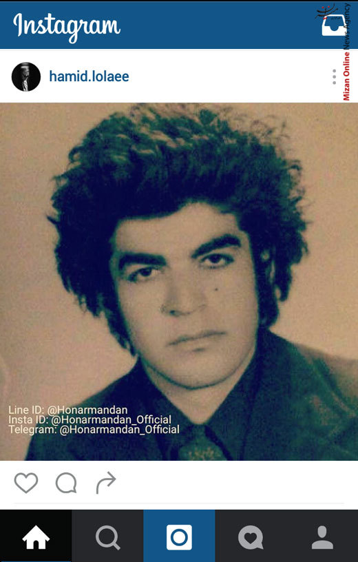 عکس/ دوران جوانی حمید لولایی