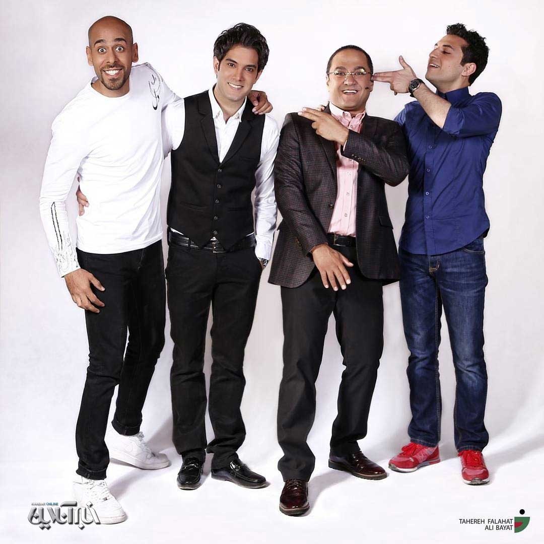 عکس جالب رامبد و فینالیستهای لباهنگ عکس جالب رامبد و فینالیستهای لباهنگ