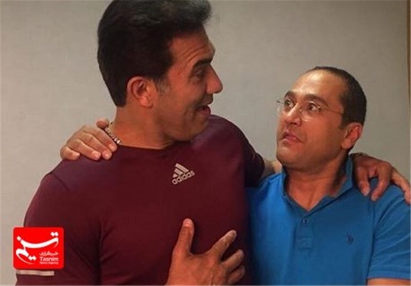 عکس یادگاری رامبد جوان و عابدزاده