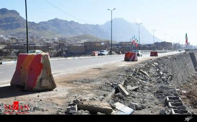 عکس/ فرو ریختن پل 9 دی در خرم آباد