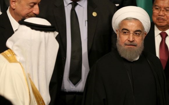 ارتباط چشمی روحانی و سلمان +عکس ارتباط چشمی روحانی و سلمان +عکس
