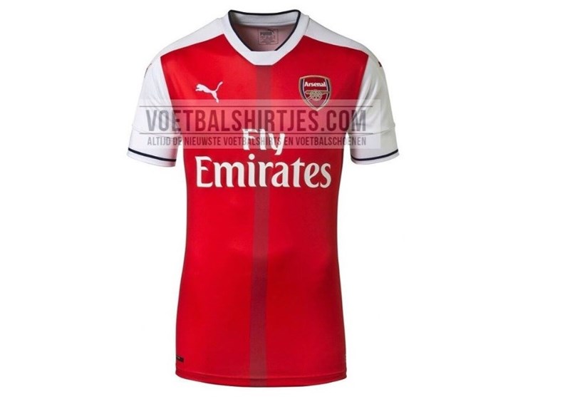 عکس/پیراهن اول آرسنال برای فصل ۱۷-۲۰۱۶ عکس/پیراهن اول آرسنال برای فصل ۱۷-۲۰۱۶