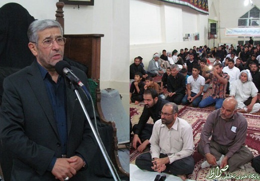 فرماندار دشت آزادگان حین جلسه درگذشت+عکس