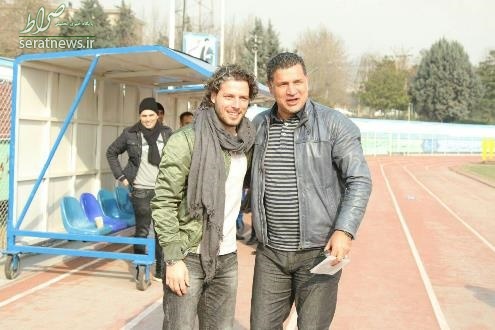 عکس/ اشپیتم آرفی در تمرین تیم دایی