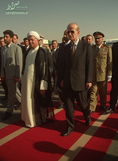 عکس/ هاشمی رفسنجانی در سوریه