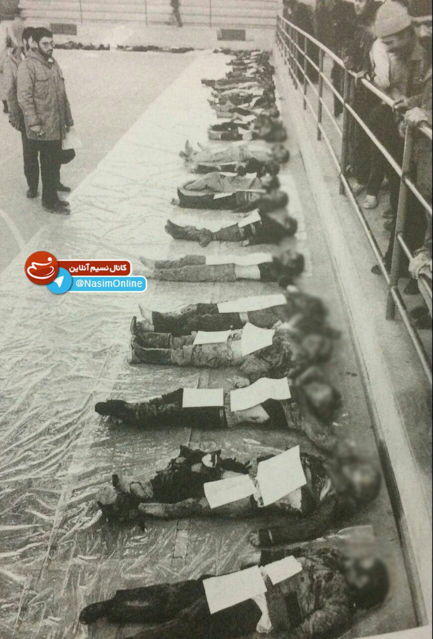 عکس/ پیکر 60 شهید دانش‌آموز در بمباران ۲۰ دی‌ماه ۶۵