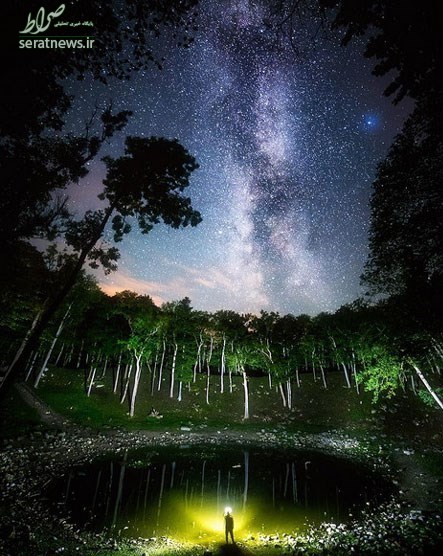 عکس خیره کننده از گودال شهاب سنگ ها عکس خیره کننده از گودال شهاب سنگ ها