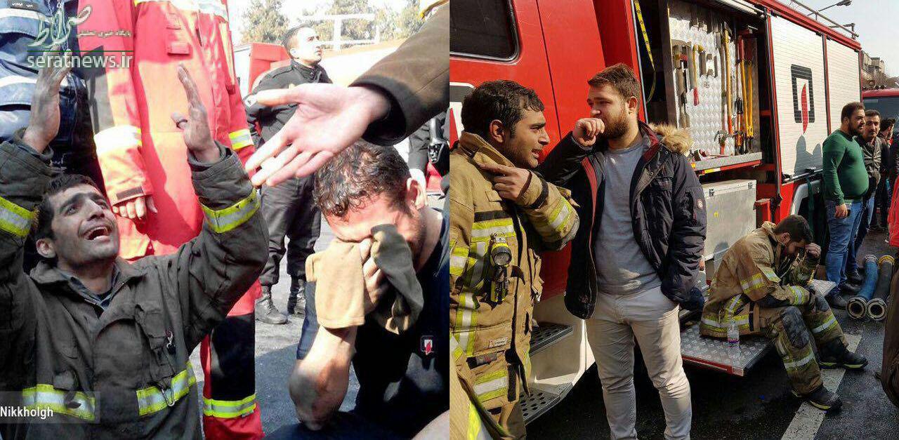 عکس/ اشک و نگرانی ماموران امدادی