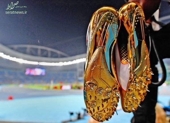 عکس/ کفش های اوسین بولت در المپیک عکس/ کفش های اوسین بولت در المپیک