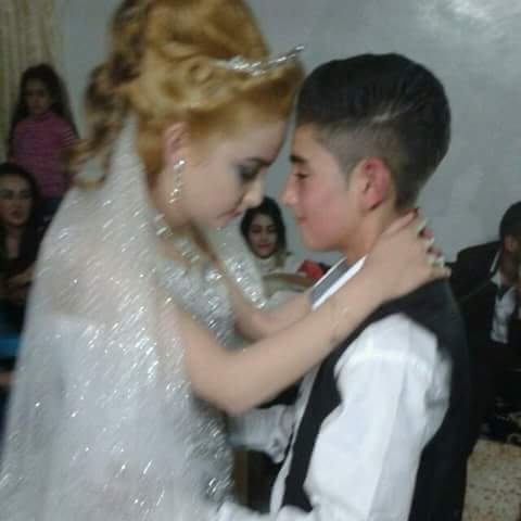 واکنش های شدید به ازدواج دو کودک سوری +تصاویر