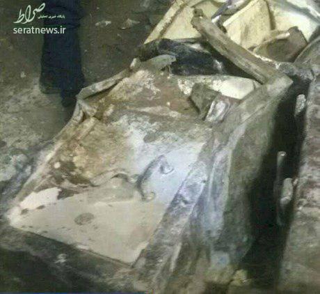 عکس/ صندوق های ذوب شده در حادثه پلاسکو