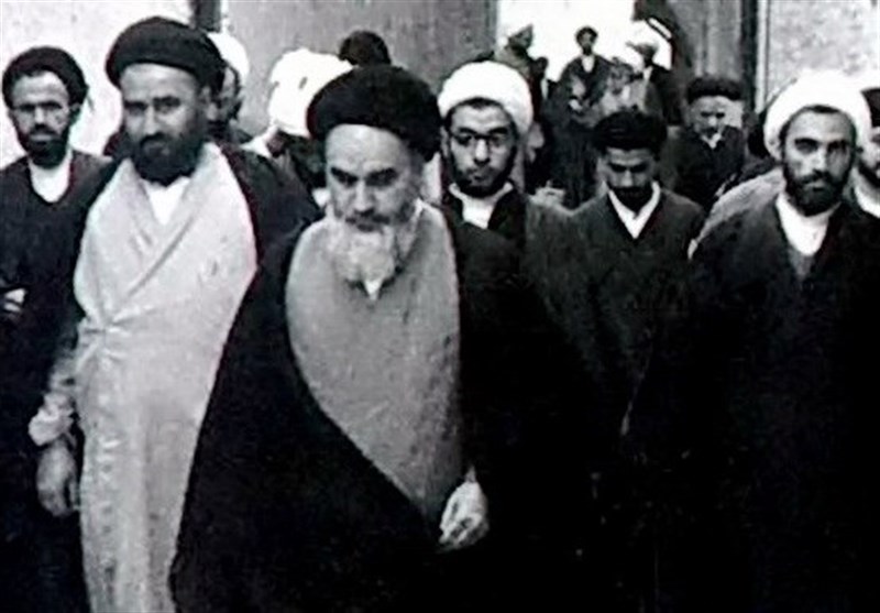 یزدی و قطب‌زاده در نوفل لوشاتو 