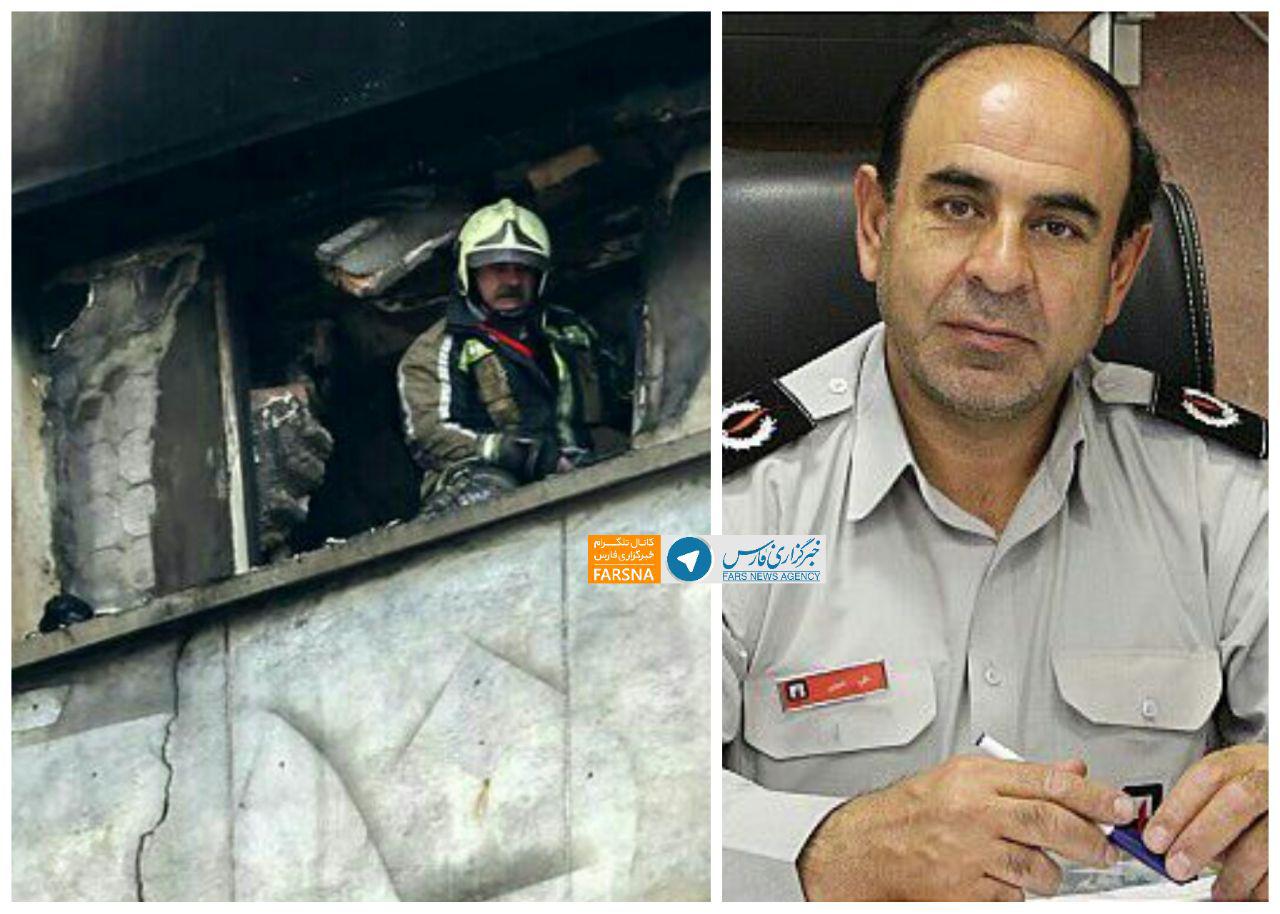 آخرین تصویر از آتشنشانی که دو ماه تا بازنشستگی‌اش مانده بود