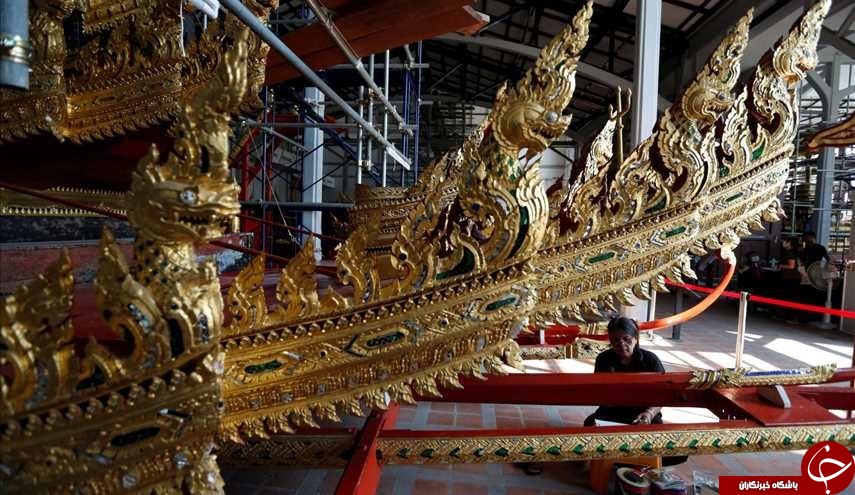 ارابه‌ای که پادشاه تایلند را به بهشت می‌برد +تصاویر
