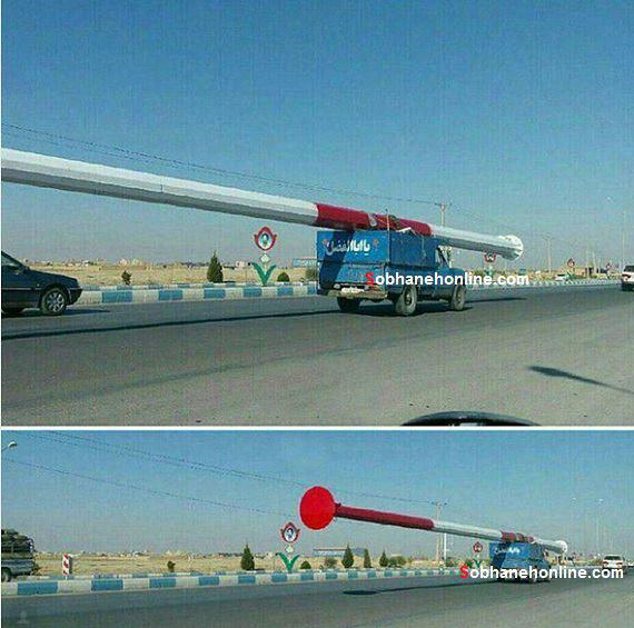 عکس/ شاهکاری از نیسان آبی!