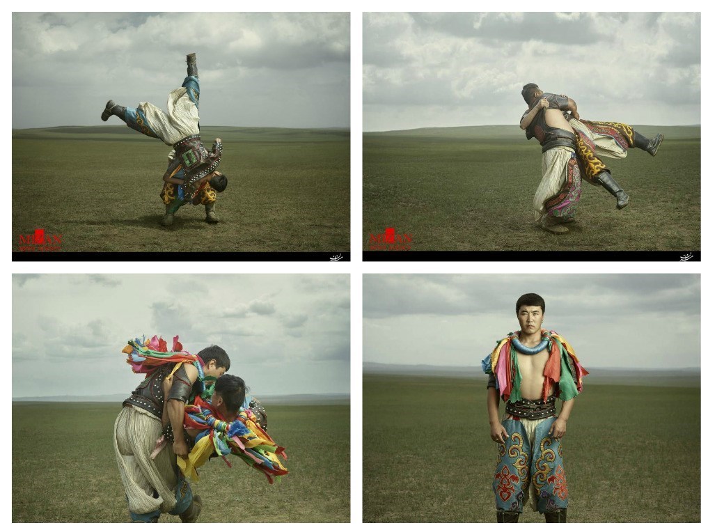 عکس/ فن نمایشی در کشتی مغولی