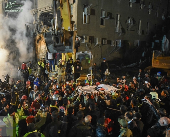 عکس/ پیداشدن آخرین شهید حادثه ساختمان پلاسکو