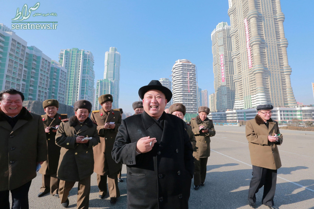 عکس/ سیگار کشیدن رهبر کره شمالی