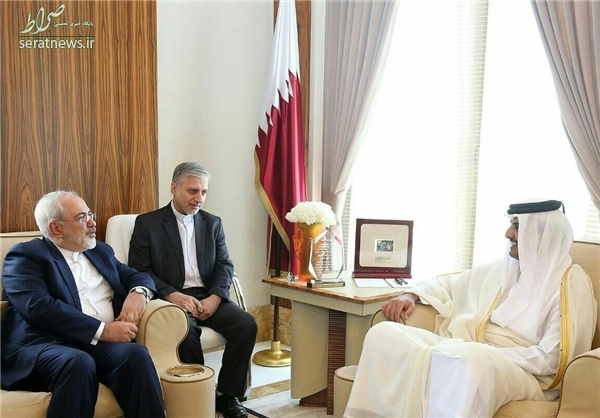 ظریف با امیر قطر دیدار و گفتوگو کرد +عکس ظریف با امیر قطر دیدار و گفتوگو کرد +عکس