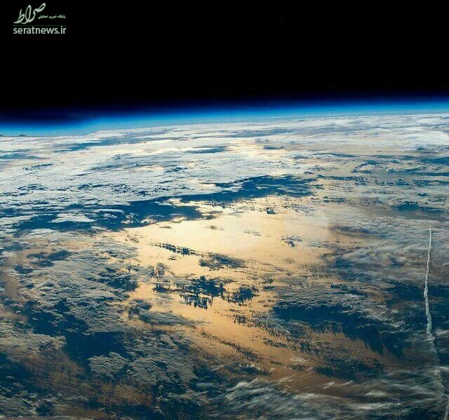 عکس/ طلوع زیبای آفتاب از منظر فضا