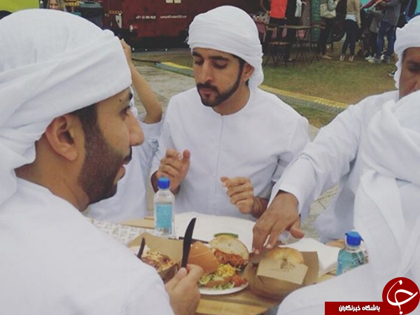 عکس/ غذای گران قیمت پسر حاکم دوبی